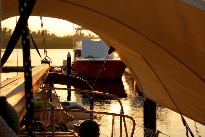 Sunrise at the marina